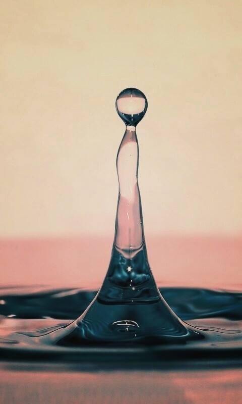 Падение капли обои