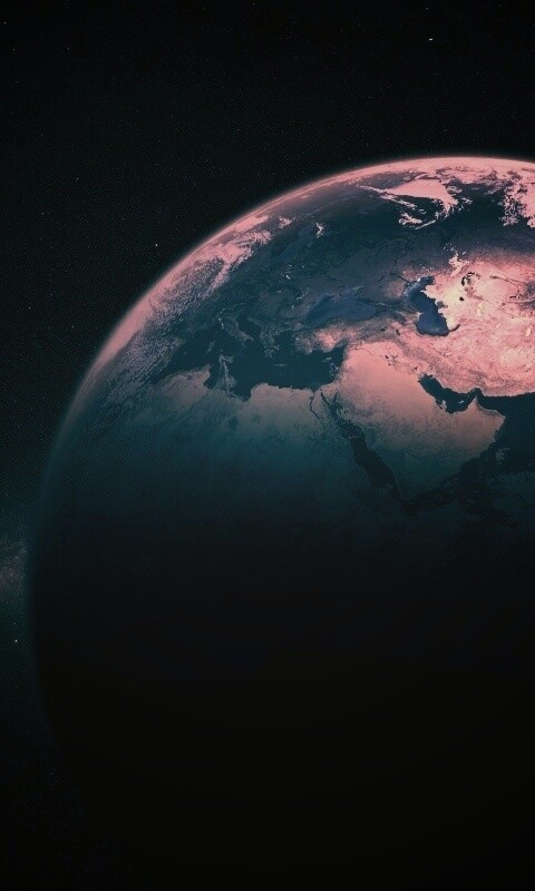 Северное полушарие Земли обои