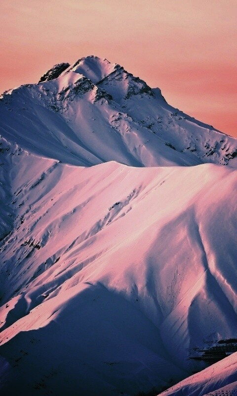 Снежные вершины обои