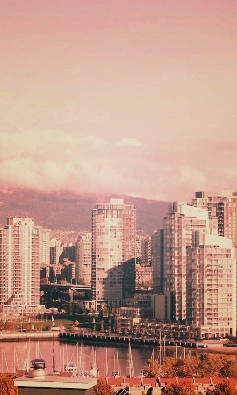 Панорама города обои