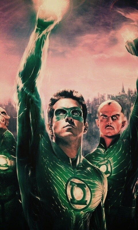 Зеленый фонарь обои