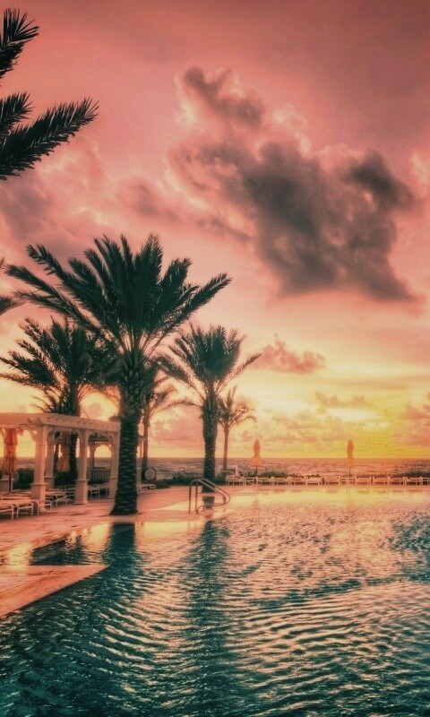 Бассейн обои