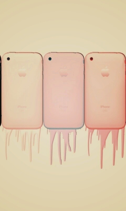 iPhone в разных цветах обои