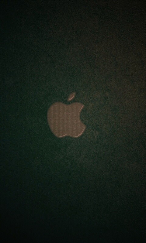 Логотип Apple в дереве обои