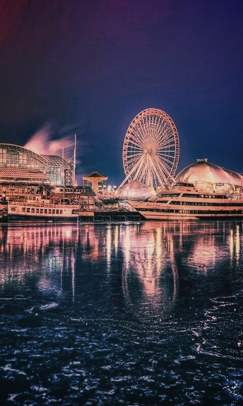 Причал для яхт обои