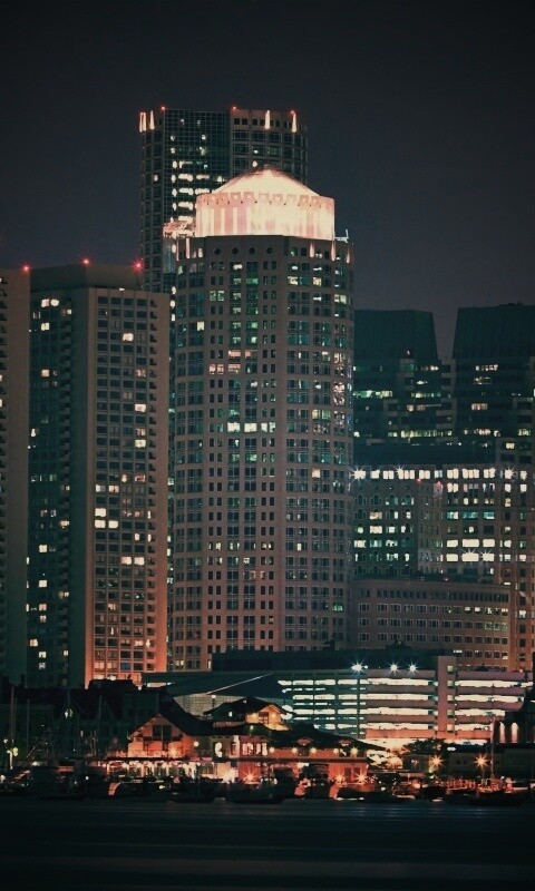 Панорама города обои