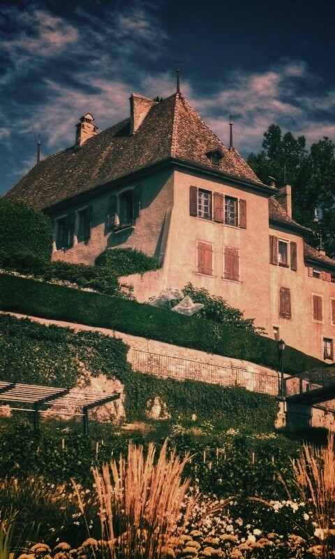 Дома с своеобразной архитектурой обои