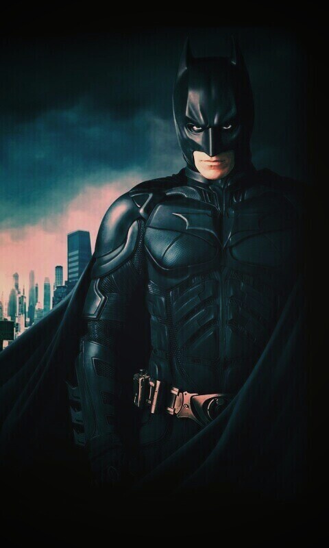 Бэтман над Готамом обои