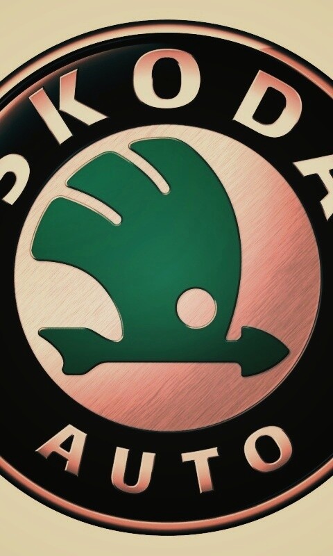 Логотип Skoda обои