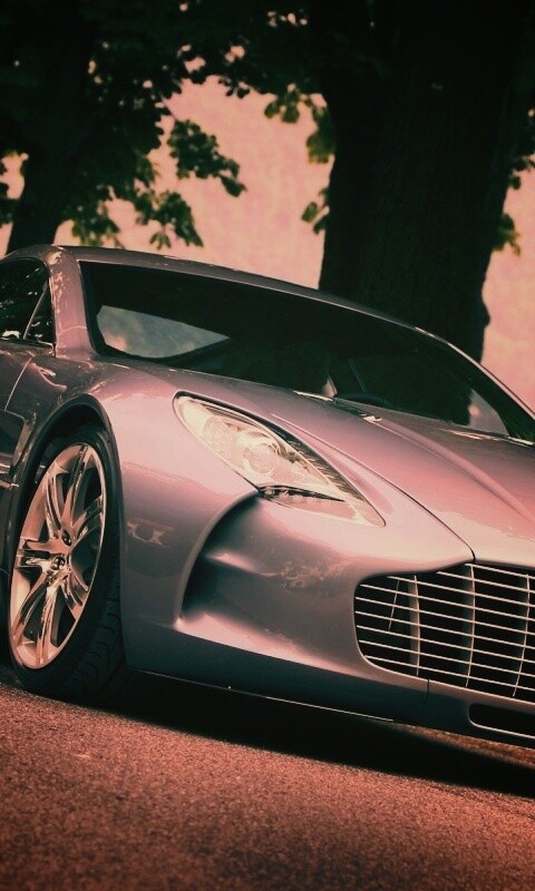 Aston Martin за городом обои