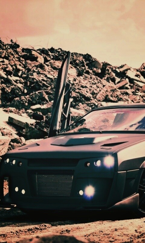 Тюнингованный ваз 21099 обои