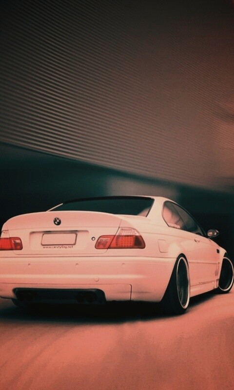 Белый БМВ обои