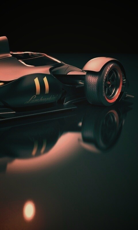Болид Lamborghini обои
