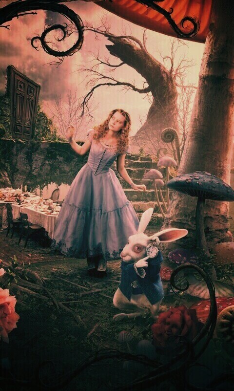 Алиса в стране чудес обои