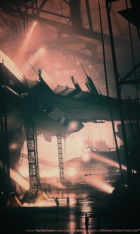 Сборка космического корабля обои