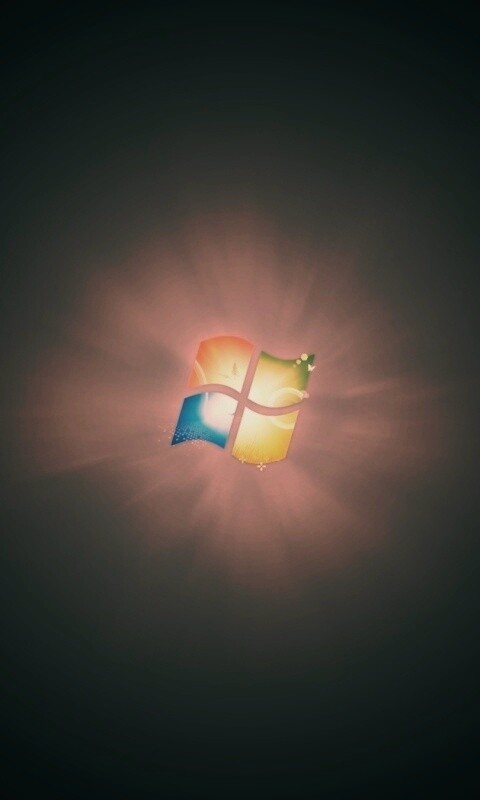 Черные обои Windows Seven обои