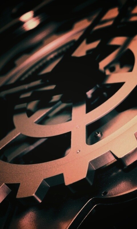 Механизм часов обои