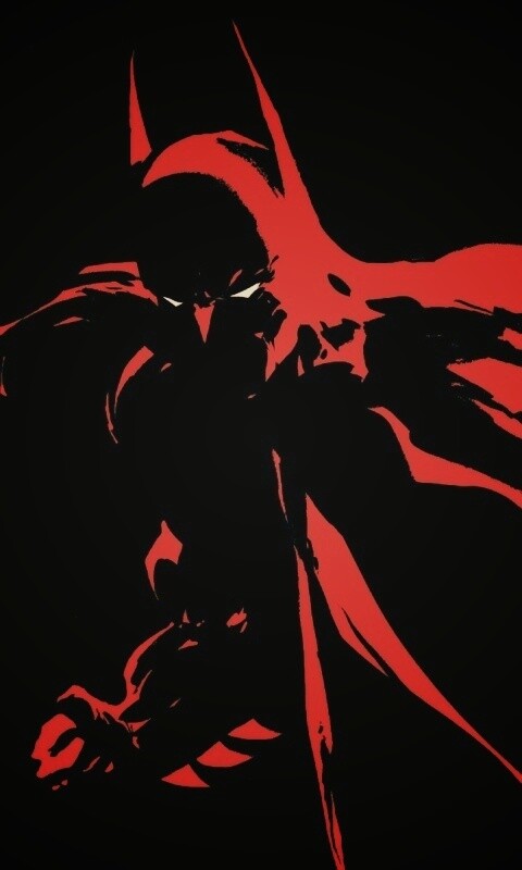 Красный Бэтмен обои