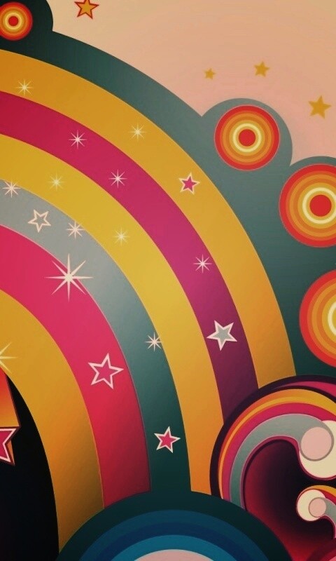 Векторные радуги обои