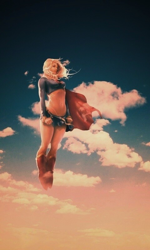 Супердевушка обои