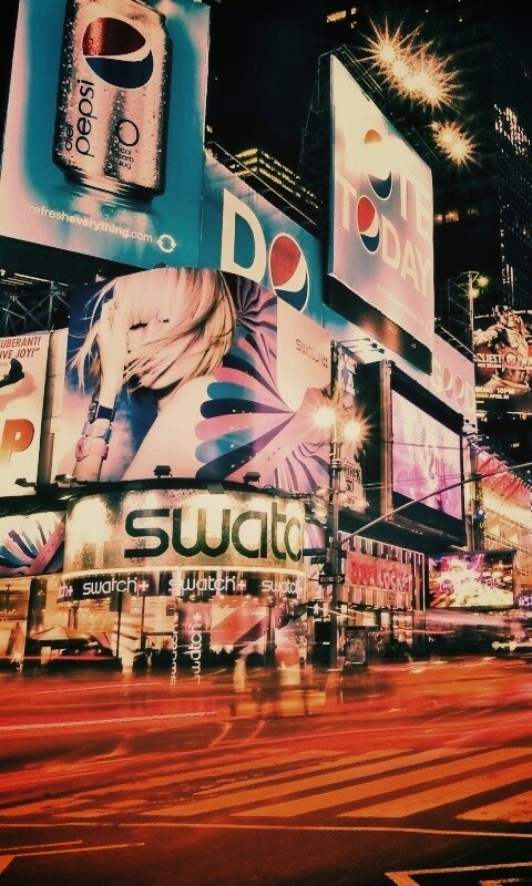 Огни мегаполиса обои