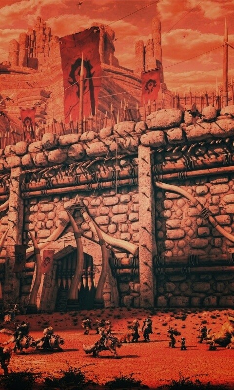 Крепость орков обои