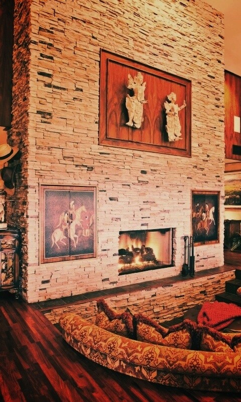 Интерьер гостинной обои