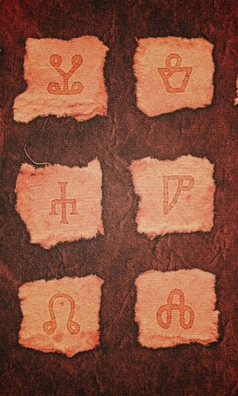 Бумажные символы обои