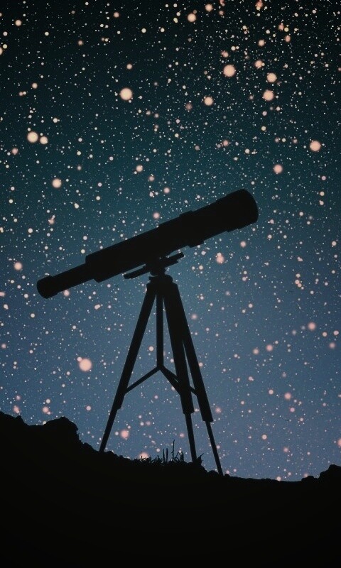 Посмотри в звёздное небо обои