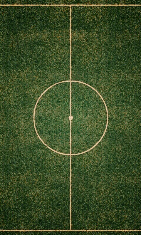 Вид на футбольное поле обои