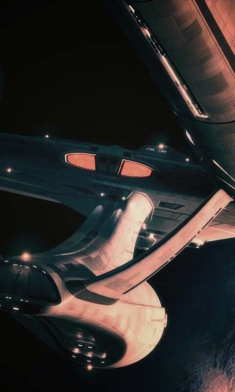 Космический корабль Enterprise из Star Trek обои