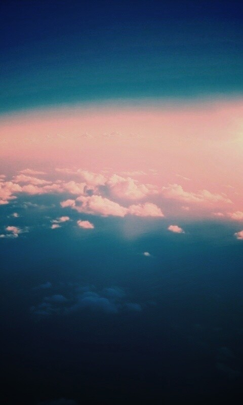 Вид с верхних слоёв атмосферы обои