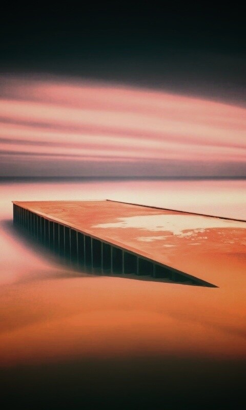 Пирс на пляже обои