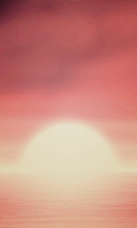 Нереальный закат обои