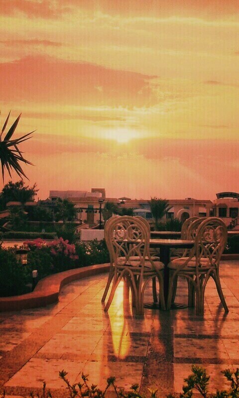 Закат в Хургаде обои