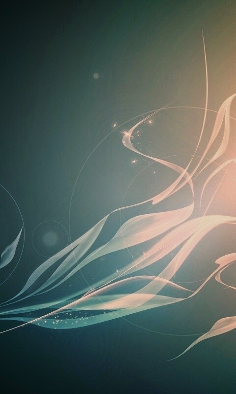 Лёгкая голубая абстракция обои