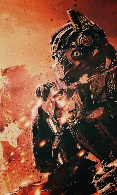 Оптимус Прайм и Бамблби обои