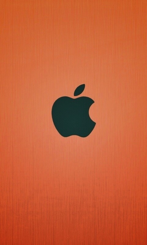 Apple на деревянном покрытие обои