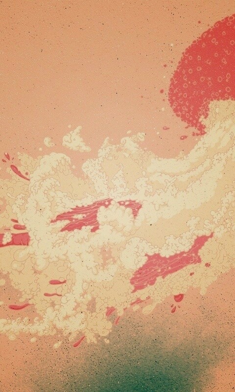 Розовая медуза обои