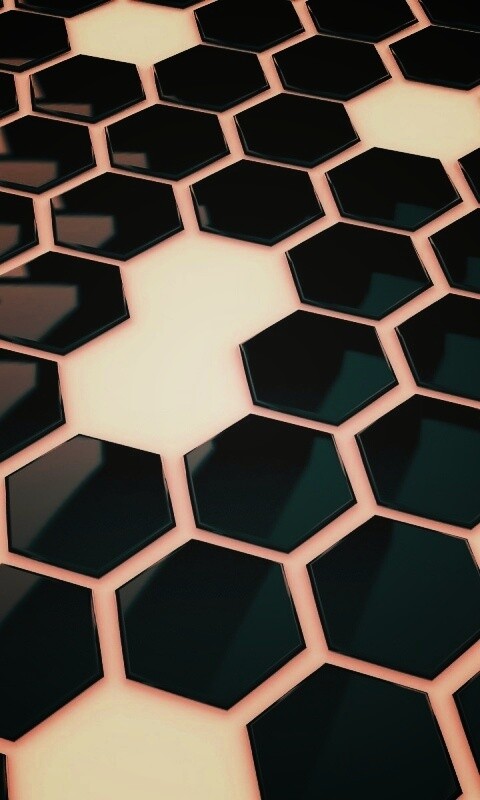 Мозаика из шестигранников обои