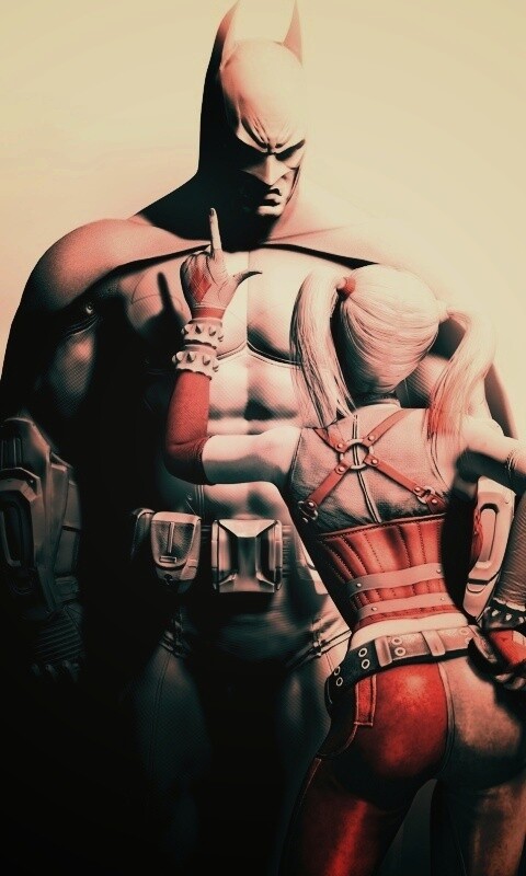 Бэтман и Харли Куин обои