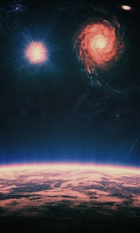 Бесконечный черный космос обои