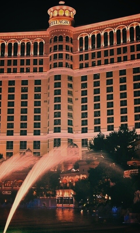 Казино Bellagio в Лас-Вегасе обои