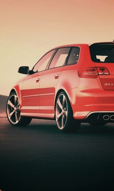 Audi модели RS3 сзади обои