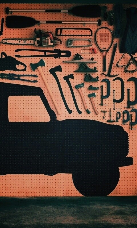 Типичный гараж обои