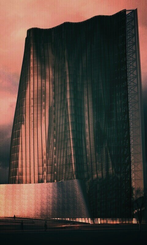 Здание обои