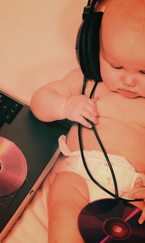 Маленький диск жокей обои