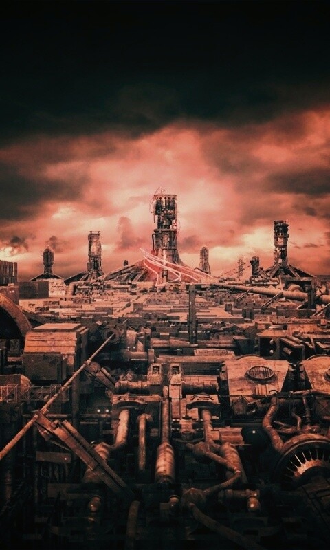 Механизированная планета обои