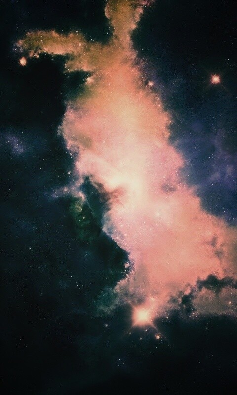 Туманность в далёком космосе обои