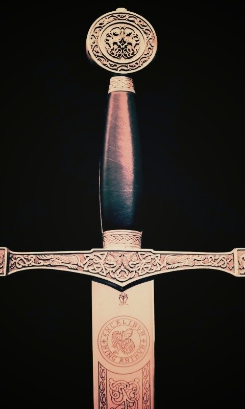 Гарда и эфес средневекового меча обои